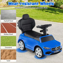 3-in-1 Toddler Push Car with Adjustable Canopy – Navy