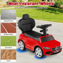 3-in-1 Toddler Push Car with Adjustable Canopy – Red