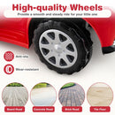 3-in-1 Toddler Push Car with Canopy, Lights and Music – Red