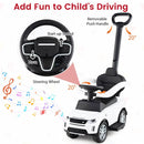 Land Rover Discovery 3-in-1 Toddler Push Car – White