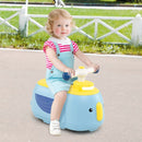 Penguin Toddler Ride-On Car with Detachable Trailer – Navy