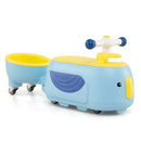 Penguin Toddler Ride-On Car with Detachable Trailer – Navy