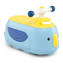 Penguin Toddler Ride-On Car with Detachable Trailer – Navy