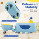 Penguin Toddler Ride-On Car with Detachable Trailer – Navy