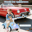 Classic Toddler Ride-On Car with Headlight and Horn – Blue