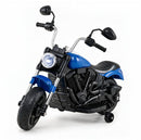 6V Kids Electric Motorbike with Removable Training Wheels – Blue