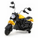 6V Kids Electric Motorbike with Removable Training Wheels – Yellow