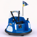Baby Direct 12V Kids Ride On Bumper Car with Flashing Lights and Remote Control in Navy