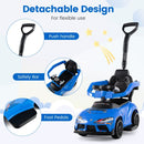 Toyota Licensed 3-in-1 Toddler Push Car – Blue
