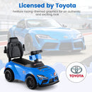 Toyota Licensed 3-in-1 Toddler Push Car – Blue
