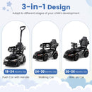 Toyota Licensed 3-in-1 Toddler Push Car – Black