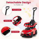 Toyota Licensed 3-in-1 Toddler Push Car – Red