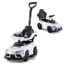 Toyota Licensed 3-in-1 Toddler Push Car – White