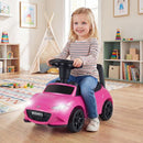 Mazda Licensed Toddler Push Car with Storage – Pink