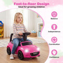 Mazda Licensed Toddler Push Car with Storage – Pink