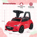 Mazda Licensed Toddler Push Car with Storage – Red