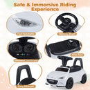 Mazda Licensed Toddler Push Car with Storage – White