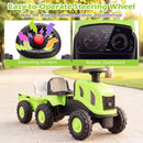 Toddler Ride-On Tractor with Trailer and Garden Tools – Green
