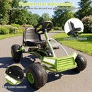 Kids Pedal Go Kart with Clutch Lever and Adjustable Seat – Green