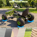 Kids Pedal Go Kart with Clutch Lever and Adjustable Seat – Green