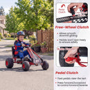 High-Back Kids Pedal Go-Kart with Two-Position Seat – TQ10499RE