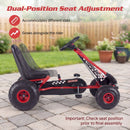 High-Back Kids Pedal Go-Kart with Two-Position Seat – TQ10499RE