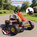 Ribbed-Seat Kids Pedal Go-Kart with Two-Position Seat – TQ10500RE