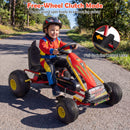 Ribbed-Seat Kids Pedal Go-Kart with Two-Position Seat – TQ10500RE