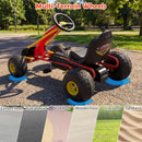 Ribbed-Seat Kids Pedal Go-Kart with Two-Position Seat – TQ10500RE
