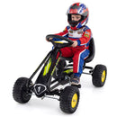 Compact Kids Pedal Go Kart with Adjustable Seat – Black