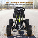 Compact Kids Pedal Go Kart with Adjustable Seat – Black