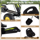 Compact Kids Pedal Go Kart with Adjustable Seat – Black