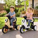 6V Kids Three-Wheel Motorcycle with Light-Up Deck – Khaki