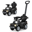 Ford Licensed 3-in-1 Toddler Push Car with Lights – Black