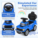 Ford Licensed 3-in-1 Toddler Push Car with Lights – Blue
