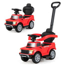 Ford Licensed 3-in-1 Toddler Push Car with Lights – Red