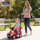 Ford Licensed 3-in-1 Toddler Push Car with Lights – Red