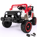 Baby Direct 12V Kids Ride on Truck with Remote Control 3 Speeds and LED Lights in Red