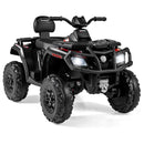 24V Two-Seater Kids Electric Quad Bike – Black