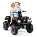 24V Two-Seater Kids Electric Quad Bike – Pink