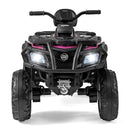 24V Two-Seater Kids Electric Quad Bike – Pink