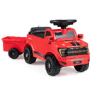 Ford Licensed Kids Push Truck with Detachable Trailer – Red