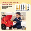 Ford Licensed Kids Push Truck with Detachable Trailer – Red