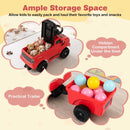 Ford Licensed Kids Push Truck with Detachable Trailer – Red