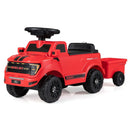 Ford Licensed Kids Push Truck with Detachable Trailer – Red