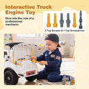 Ford Licensed Kids Push Truck with Detachable Trailer – White