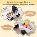 Ford Licensed Kids Push Truck with Detachable Trailer – White