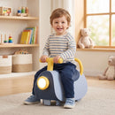 Toddler Push Car with Headlight and Music – Blue