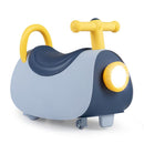 Toddler Push Car with Headlight and Music – Blue