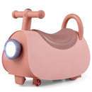 Toddler Push Car with Headlight and Music – Pink